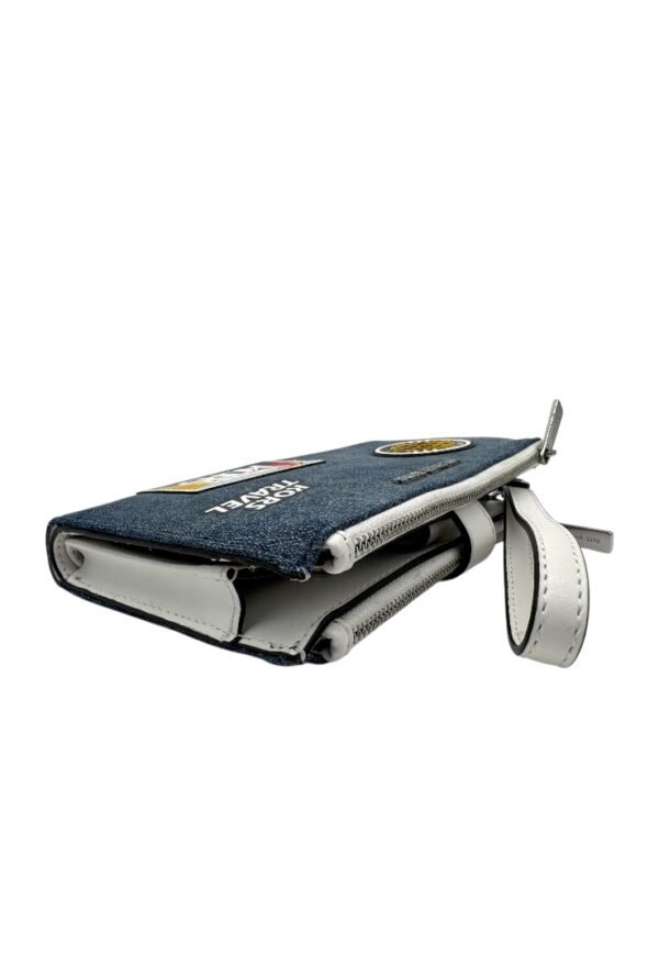MICHAEL KORS - TRAVEL EMBLELLSHED DENIM WALET - Image 8
